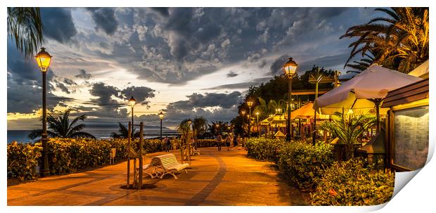 Costa Adeje lovely and relaxing Print by Naylor's Photography