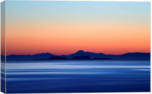The Shiant islands Canvas Print by Robert McCristall