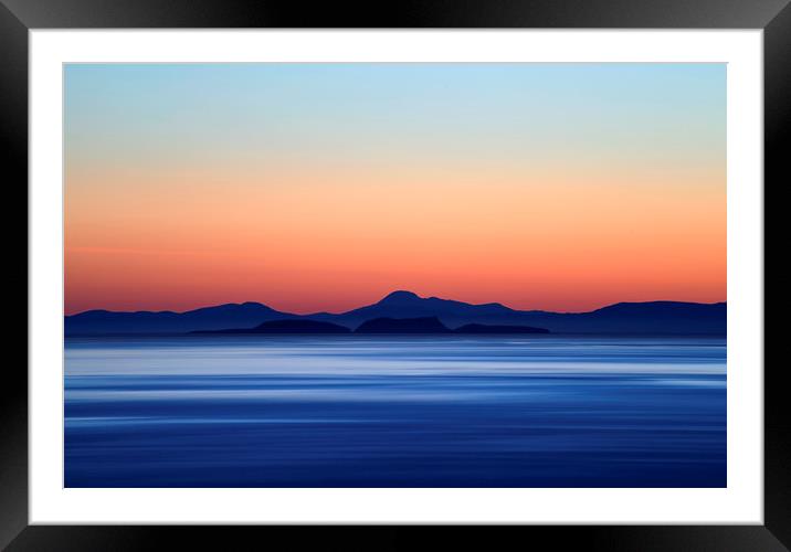 The Shiant islands Framed Mounted Print by Robert McCristall
