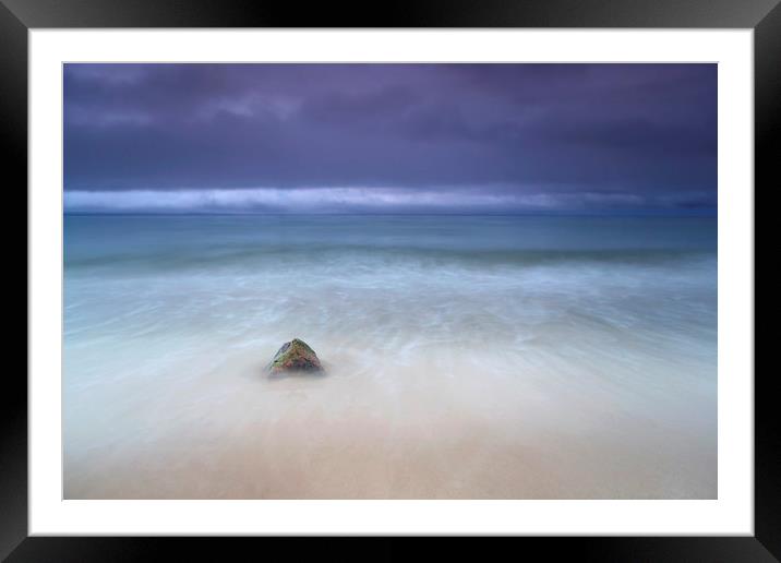 Lewis and Harris Seascape Framed Mounted Print by Robert McCristall