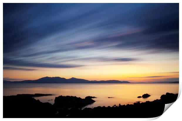 Isle of Arran Sunset Print by Robert McCristall