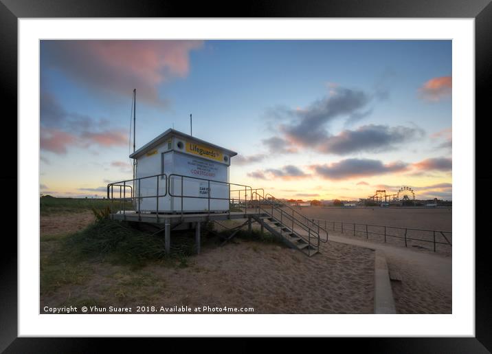 Skegness Beach 1.0  Framed Mounted Print by Yhun Suarez