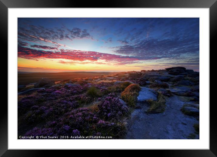 Stanage Edge 1.0 Framed Mounted Print by Yhun Suarez