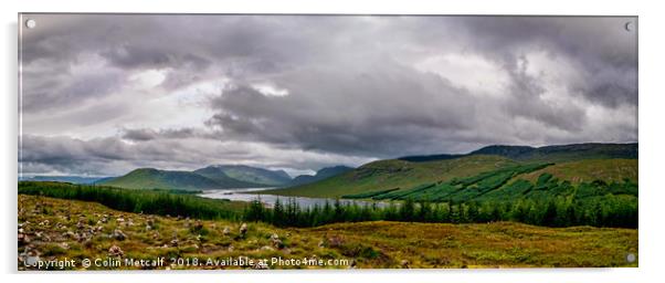 Tranquil Moments at Loch Loyne, Skye Acrylic by Colin Metcalf