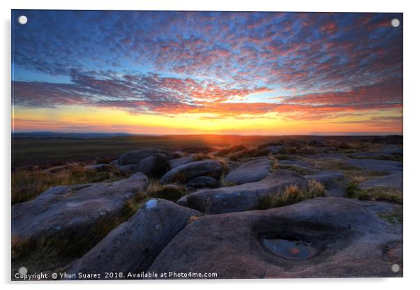 Stanage Edge 8.0 Acrylic by Yhun Suarez