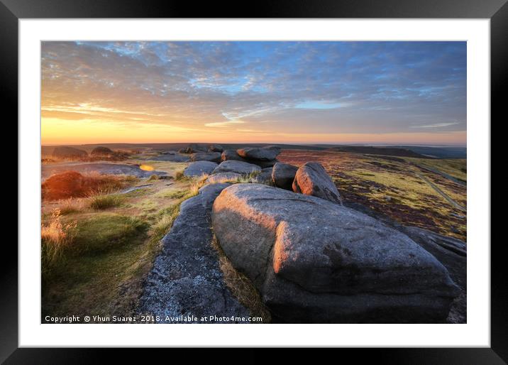 Stanage Edge 12.0 Framed Mounted Print by Yhun Suarez