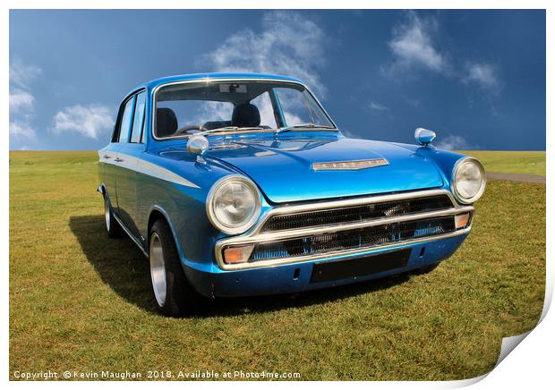 Ford Cortina Mark 1 Print by Kevin Maughan