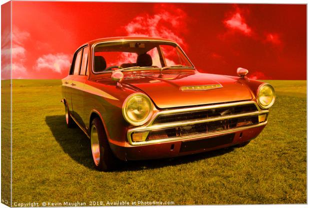 Ford Cortina Mark 1 Dramatic Look Canvas Print by Kevin Maughan
