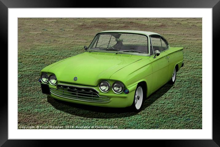 Ford Capri 1962 Framed Mounted Print by Kevin Maughan