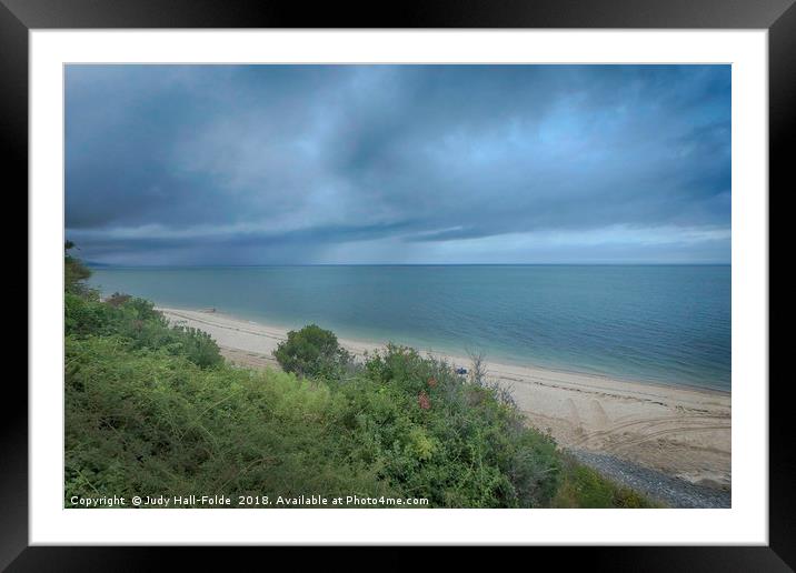 Rain in the Distance Framed Mounted Print by Judy Hall-Folde