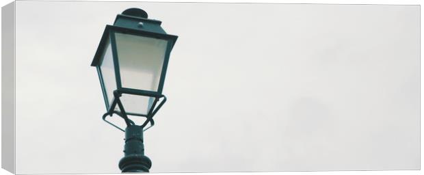 Street Lamp in Chester, England Canvas Print by Iacopo Navari