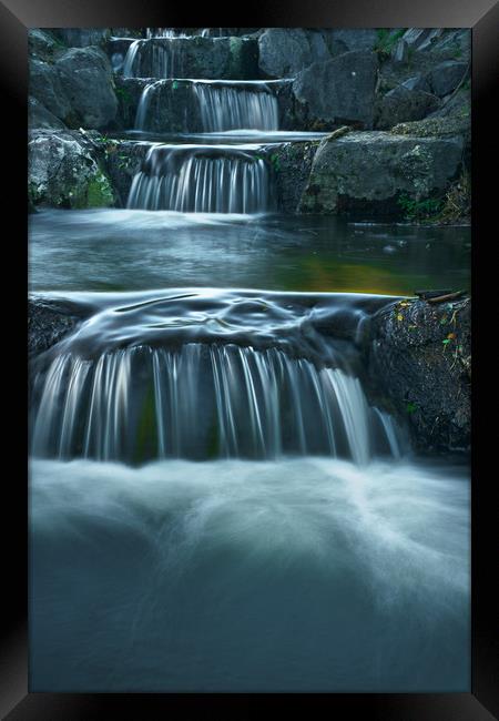 The Water Steps                                Framed Print by jason jones