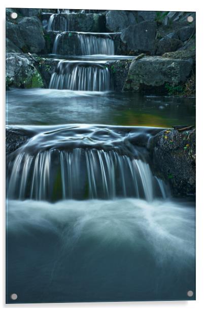 The Water Steps                                Acrylic by jason jones