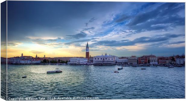 St Marks Square, Venice Canvas Print by Kevin Tate