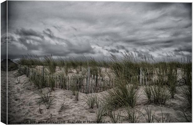 Dunes Day Canvas Print by Judy Hall-Folde