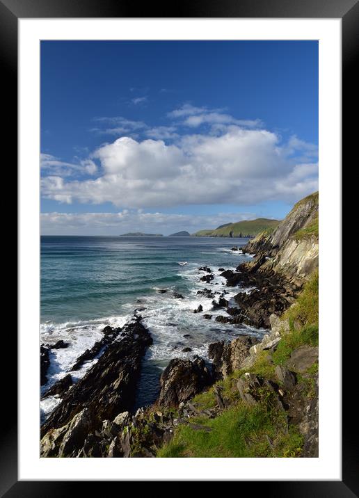 Coumeenole Framed Mounted Print by barbara walsh