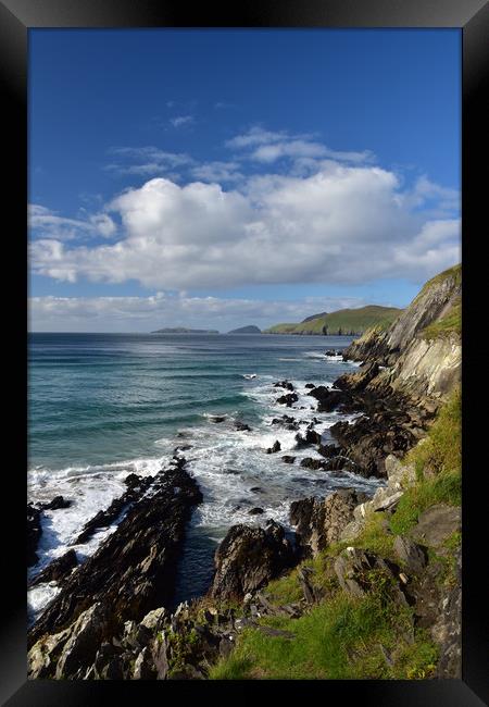 Coumeenole Framed Print by barbara walsh