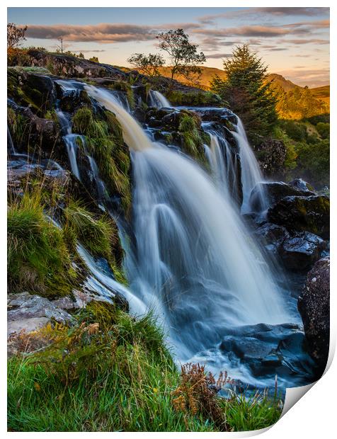 The Loup o Fintry in the Campsie Fells Print by George Robertson