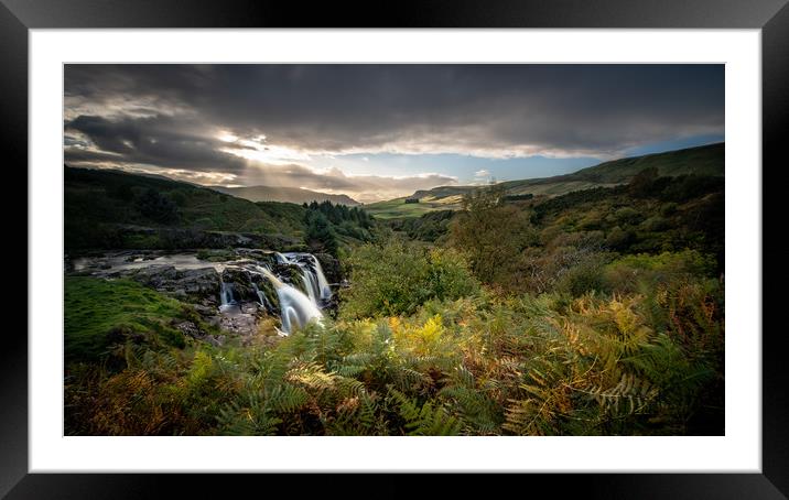 The Loup o Fintry in the Campsie Fells Framed Mounted Print by George Robertson