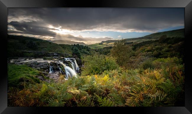 The Loup o Fintry in the Campsie Fells Framed Print by George Robertson