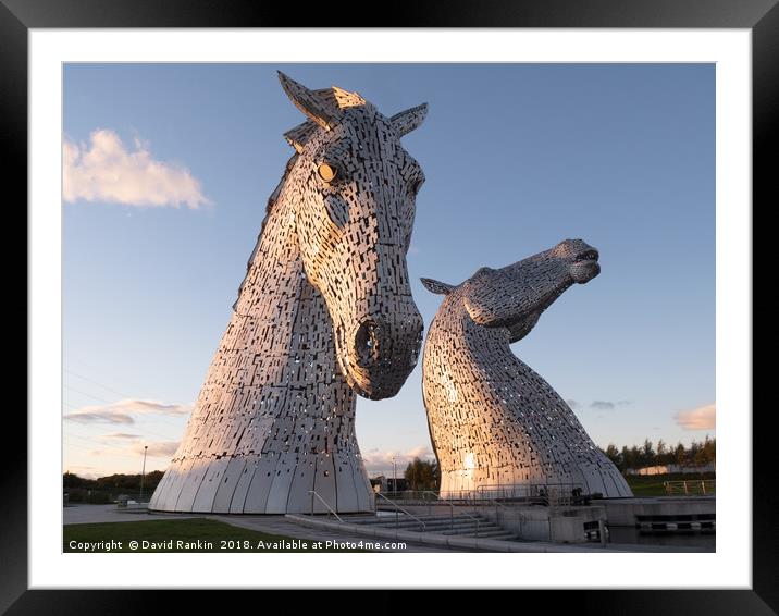 The Kelpies, Helix park , Falkirk Framed Mounted Print by Photogold Prints