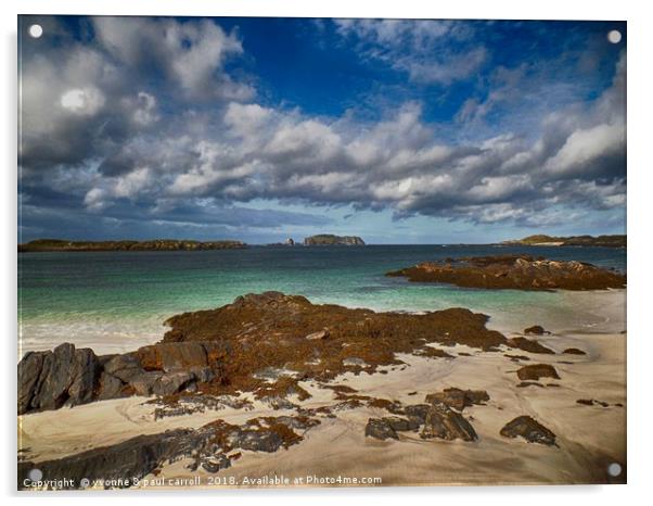 Bosta Beach, Isle of Lewis Acrylic by yvonne & paul carroll