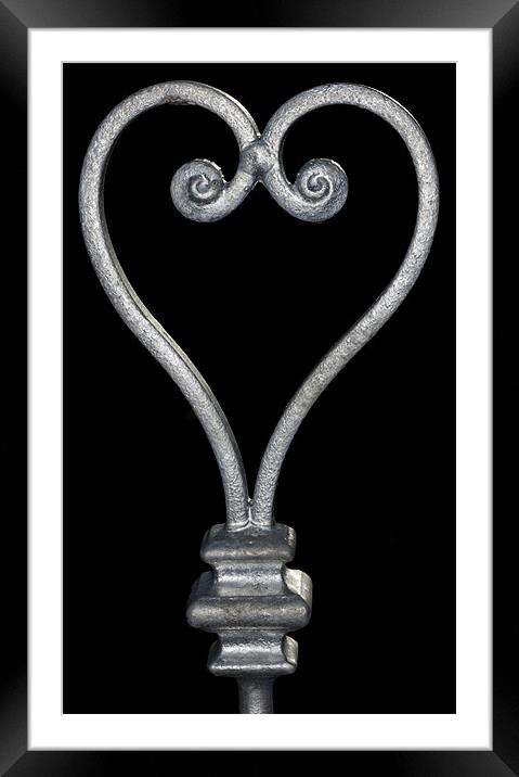 Heart of Steel Framed Mounted Print by Mike Gorton