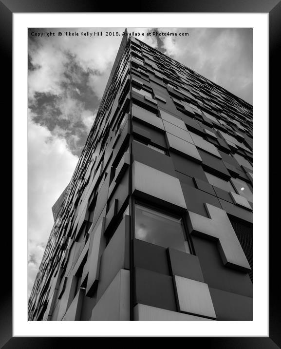 The Cube Birmingham UK Framed Mounted Print by NKH10 Photography