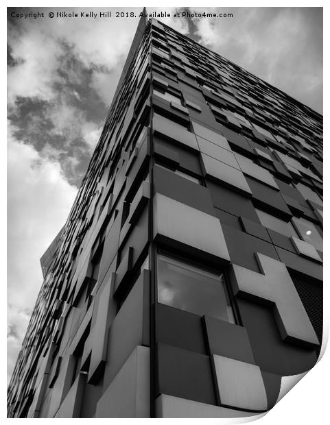 The Cube Birmingham UK Print by NKH10 Photography