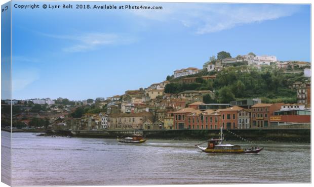 Porto River Douro Canvas Print by Lynn Bolt