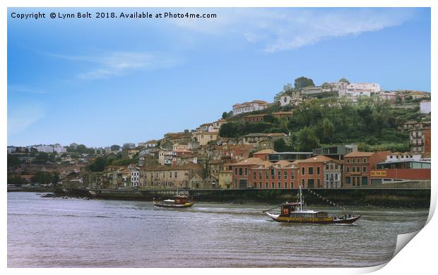 Porto River Douro Print by Lynn Bolt
