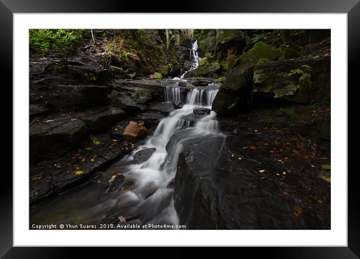 Lumsdale Falls 6.0                       Framed Mounted Print by Yhun Suarez