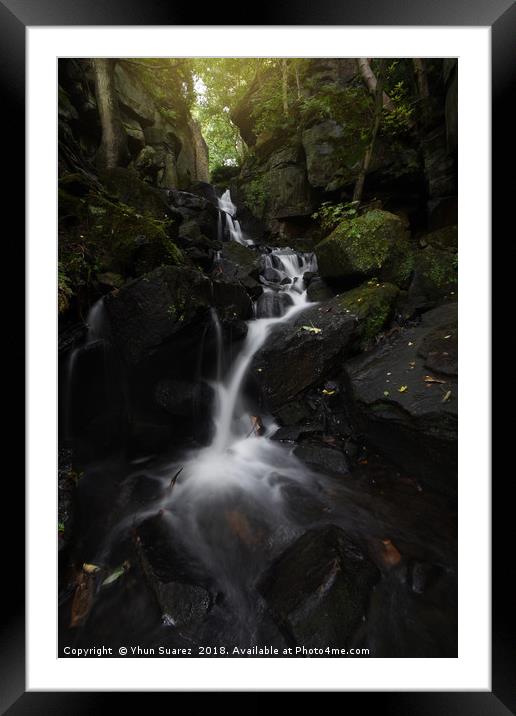Lumsdale Falls 7.0                        Framed Mounted Print by Yhun Suarez