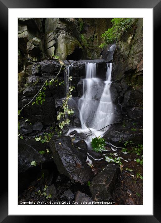 Lumsdale Falls 12.0                       Framed Mounted Print by Yhun Suarez