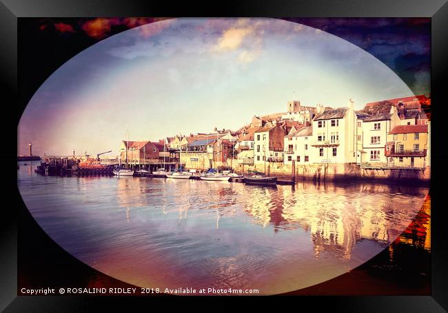 "Artistic Whitby" Framed Print by ROS RIDLEY
