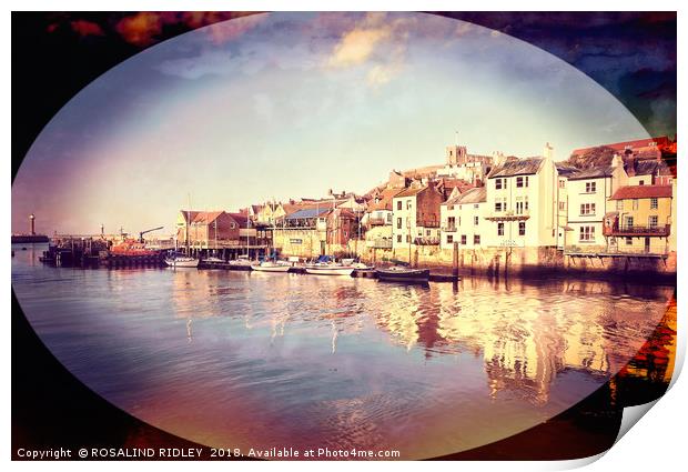 "Artistic Whitby" Print by ROS RIDLEY