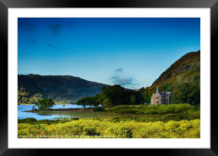 Down by the loch            Framed Mounted Print by Angela Wallace