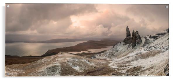 The old man of Storr Acrylic by Robert McCristall
