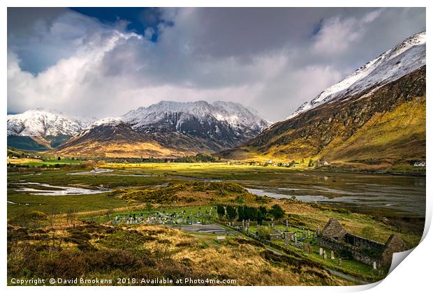 Sunshine on Strathcroe Print by David Brookens