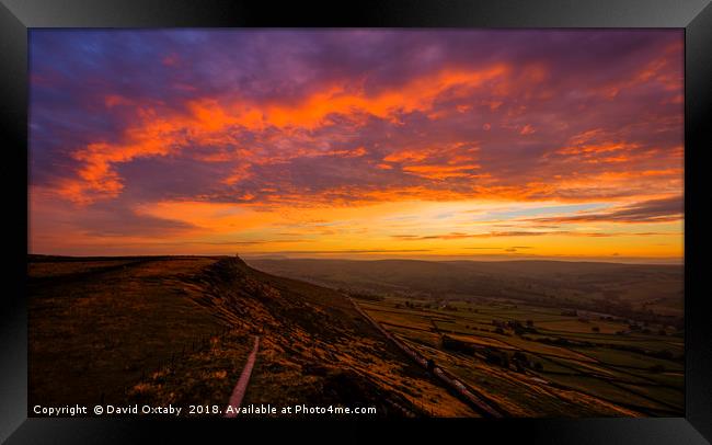 Fire in the Sky Framed Print by David Oxtaby  ARPS