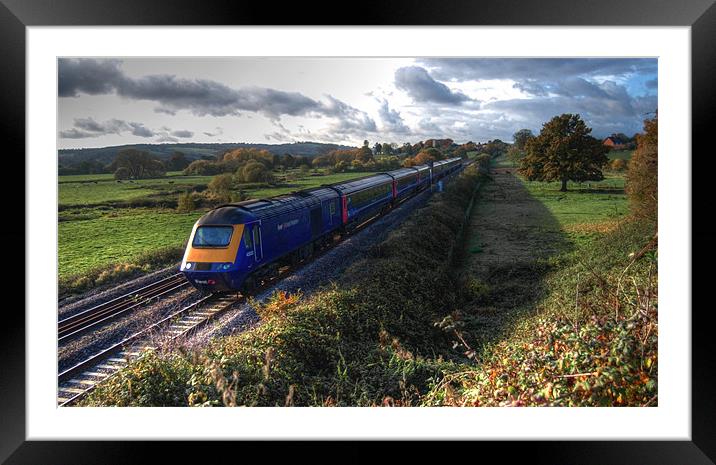 Autumn HST at Rewe Framed Mounted Print by Rob Hawkins