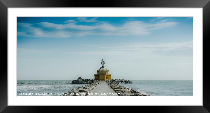 The lighthouse Framed Mounted Print by Sergio Delle Vedove