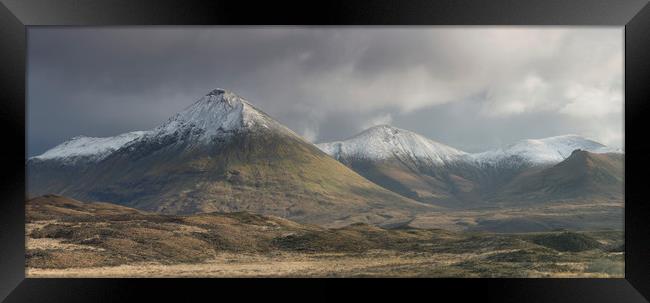 Glamaig and the Northern Red Cullins Framed Print by Robert McCristall