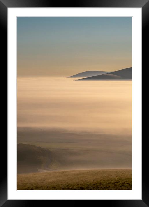 Park Mist Framed Mounted Print by Malcolm McHugh
