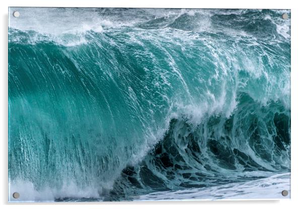 The Power of Wave Acrylic by Svetlana Sewell