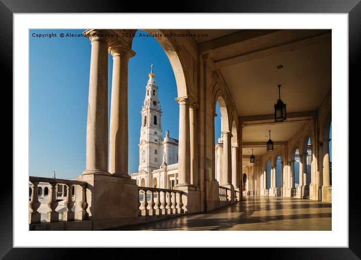 Sanctuary of Fatima, Portugal Framed Mounted Print by Alexandre Rotenberg