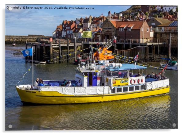 Summer Queen Whitby Acrylic by keith sayer