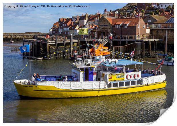 Summer Queen Whitby Print by keith sayer
