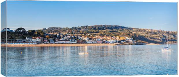 Lyme Regis from the Cobb,  Dorset. UK Canvas Print by Maggie McCall