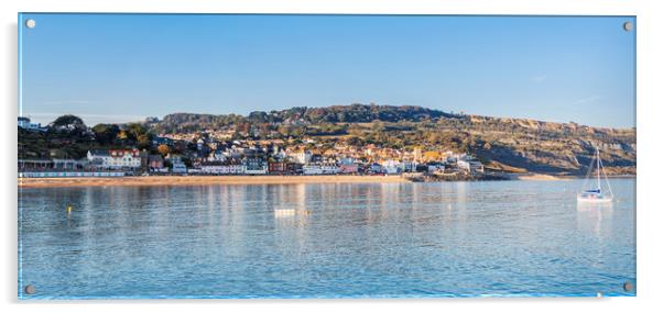 Lyme Regis from the Cobb,  Dorset. UK Acrylic by Maggie McCall